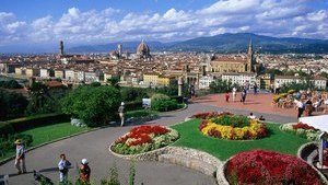 Площадь Микеланджело в центре Флоренции