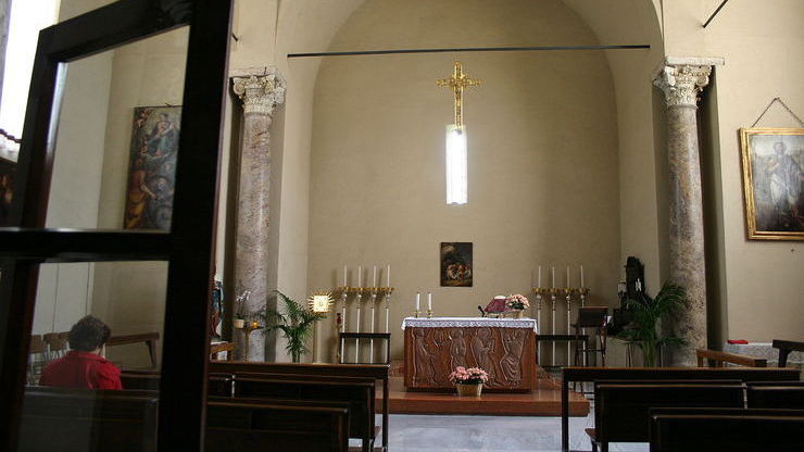Колокольня при церкви в Милане