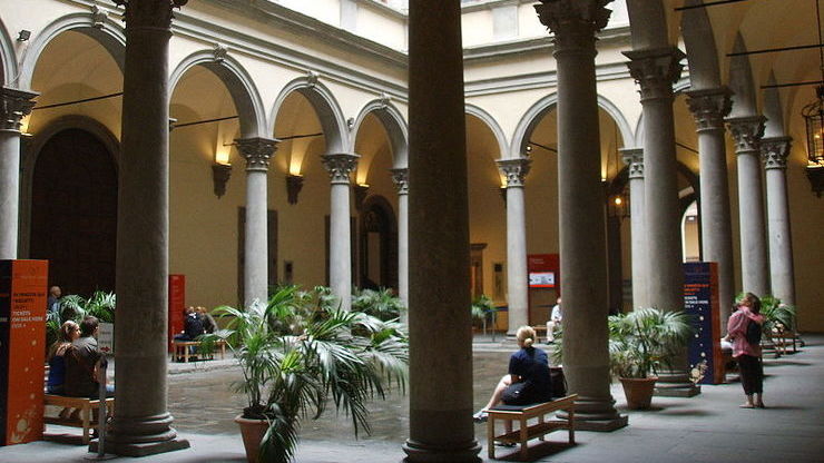 Внутренний дворик палаццо Строцци